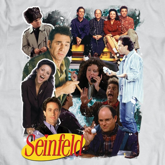 Vintage Style White Seinfeld Tee - Picture 2 of 2
